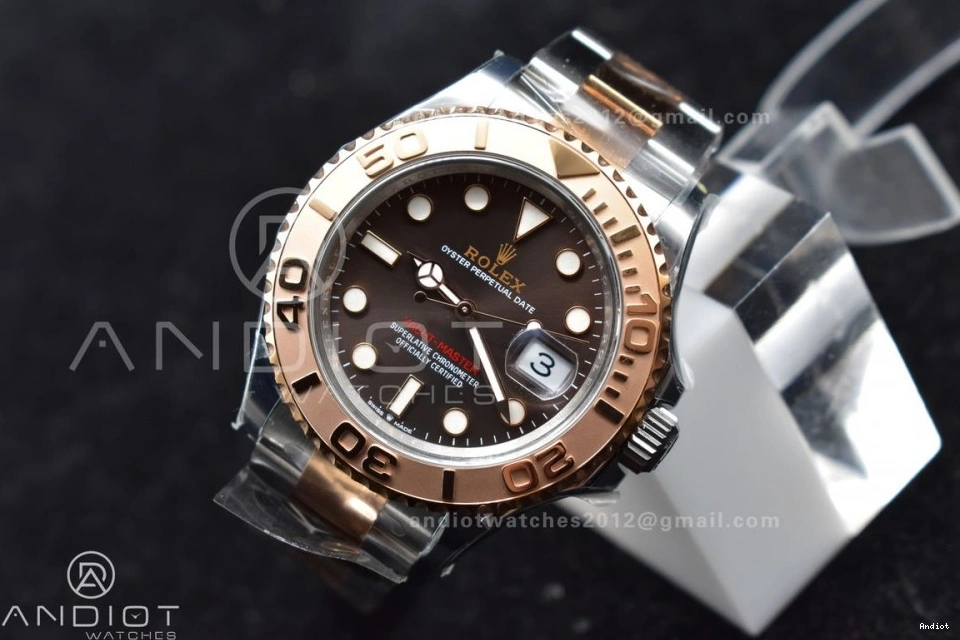 Dial Clean Plated 126621 Rose Gold Bracelet Brown 1:1 Yacht-Master Edition SS 904L Steel VR3235 On Best 1103